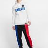 Jordan Флисовая толстовка с капюшоном Paris Saint-Germain, мужские топы, белые BQ8351-100