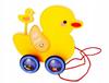 Pull-along toy duck MC 6410