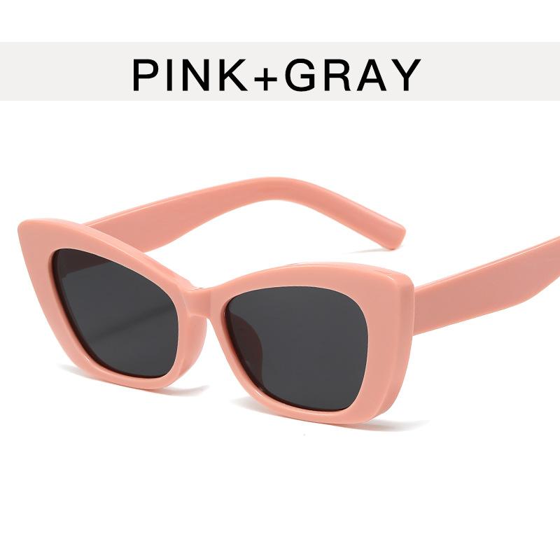 Cat Eye Shape Sunglasses Women European American Style Anti-reflective Female Glasses Vintage Retro Sun Glasses for Men