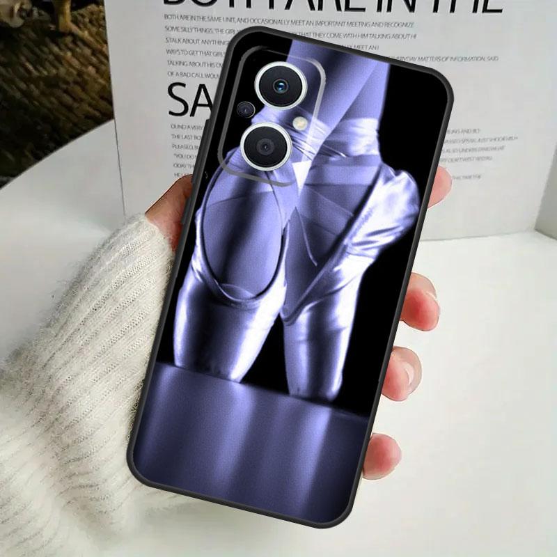 Чехол для телефона с балериной и пуантами для OPPO Reno 8 7 Lite 8T 11 12 13 14 14F 10 Pro OPPO Find X8 X6 X5 X9 Pro