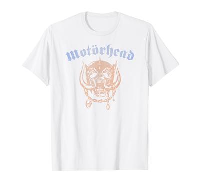Motörhead – Потертая футболка Warpig акварельного белого цвета