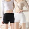 Women's Summer Safety Pants - Anti-Exposure, Seamless Ice Silk Leggings, Thin, Cool, No Curl, Large Size.