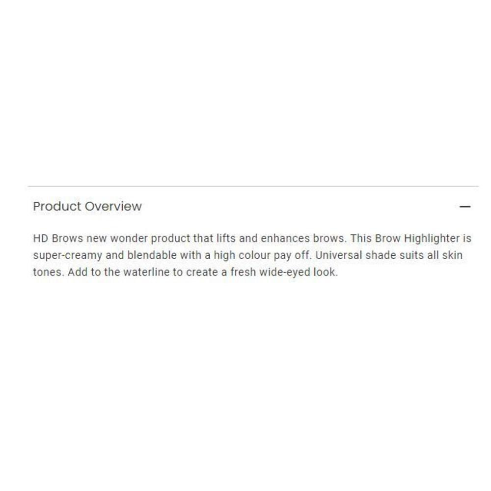 HD Brows HB Brows Хайлайтер для бровей Nude, 2 упаковки, 2 штуки