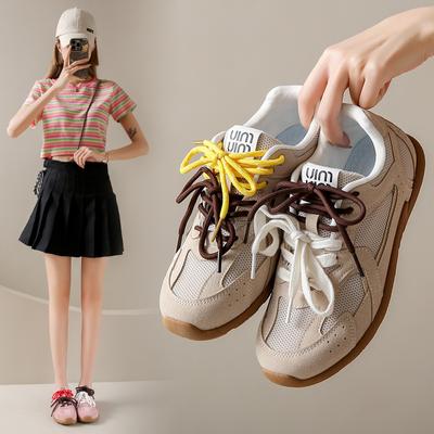 Ретро немецкие кроссовки женские летние новые женские туфли супер огненные спортивные повседневные туфли сетчатые дышащие спортивные туфли