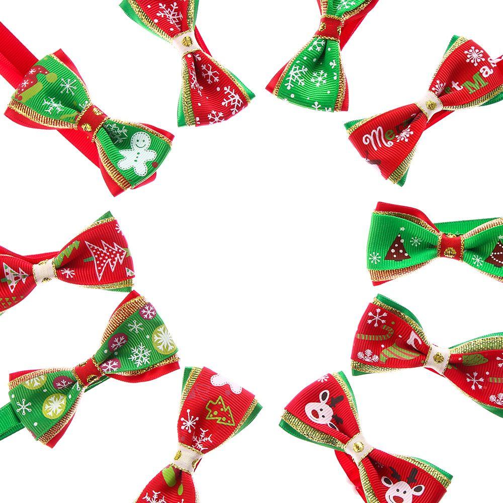 Cute Adjustable Grooming Cat Choker Pet Christmas Necktie Bowknot Collar Dog Bow Tie