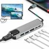 Переходник-разветвитель Док-станция RJ45 Ethernet USB-C Расширитель 4K HDMI USB 3.1 Type-C Хаб