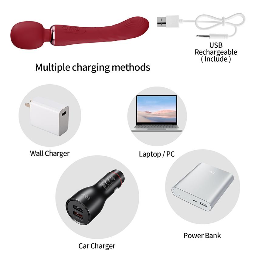 Мощный вибратор-дилдо с двумя моторами, силиконовая палочка, G-точечный массажер, секс-игрушка для пары, стимулятор клитора, продукт для взрослых