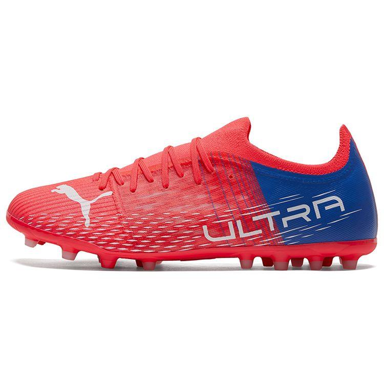 Puma Ultra 1.3 Round Toe Lace-Up Low Top MG (Rubber Short Studs) Artificial Turf Fitting Soccer Shoes Men Soccer Shoes Red 106526-01