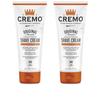 Крем для бритья Cremo Barber Grade, сандаловое дерево, 12 жидких унций Крем для бритья Cremo Original, сандаловое дерево, 177 мл, 2 упаковки