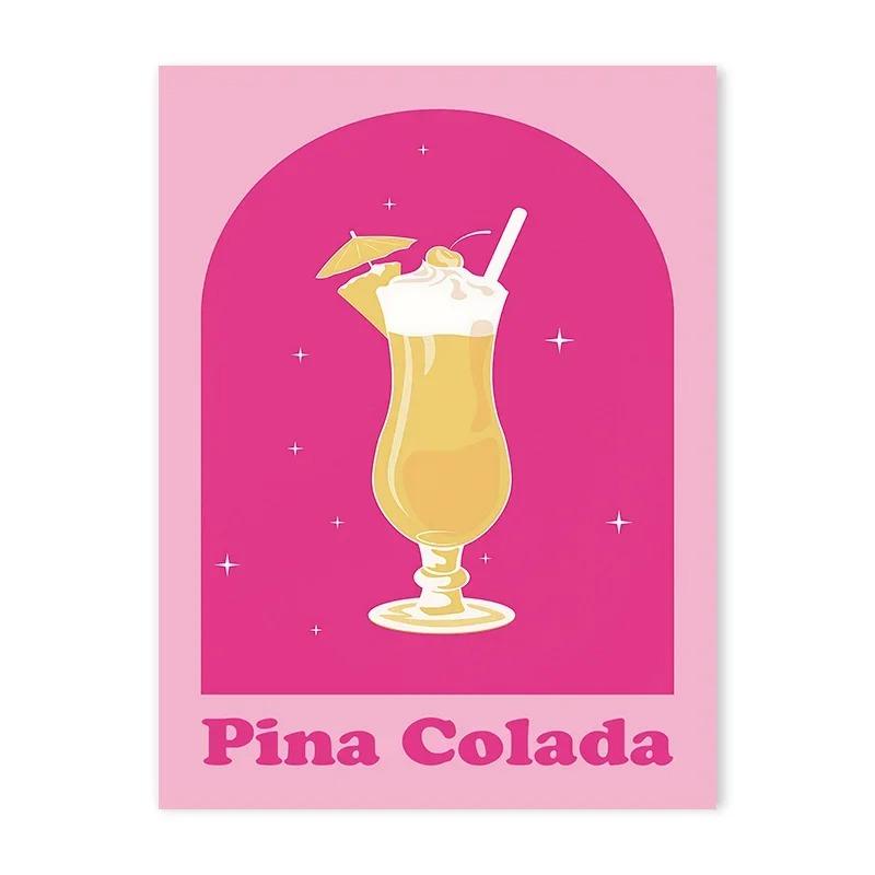 Винтажный художественный принт плакат модная галерейная стена эклектичный богемный пастельный эстетический холст живопись спальня декоративное настенное искусство