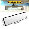 Car Interior Rear View Mirror 300Mm Anti-Glare Panoramic Convex Wide Angle