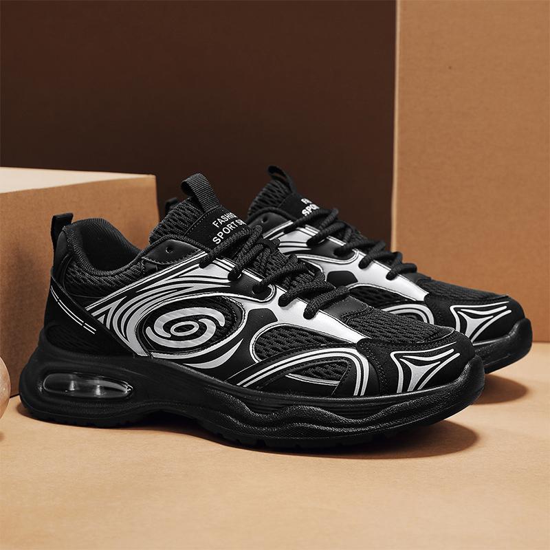 New Mesh Breathable Sports Shoes Breathable Men'S Shoes Soft Sole Shock-Absorbing Casual Running Shoes For Men