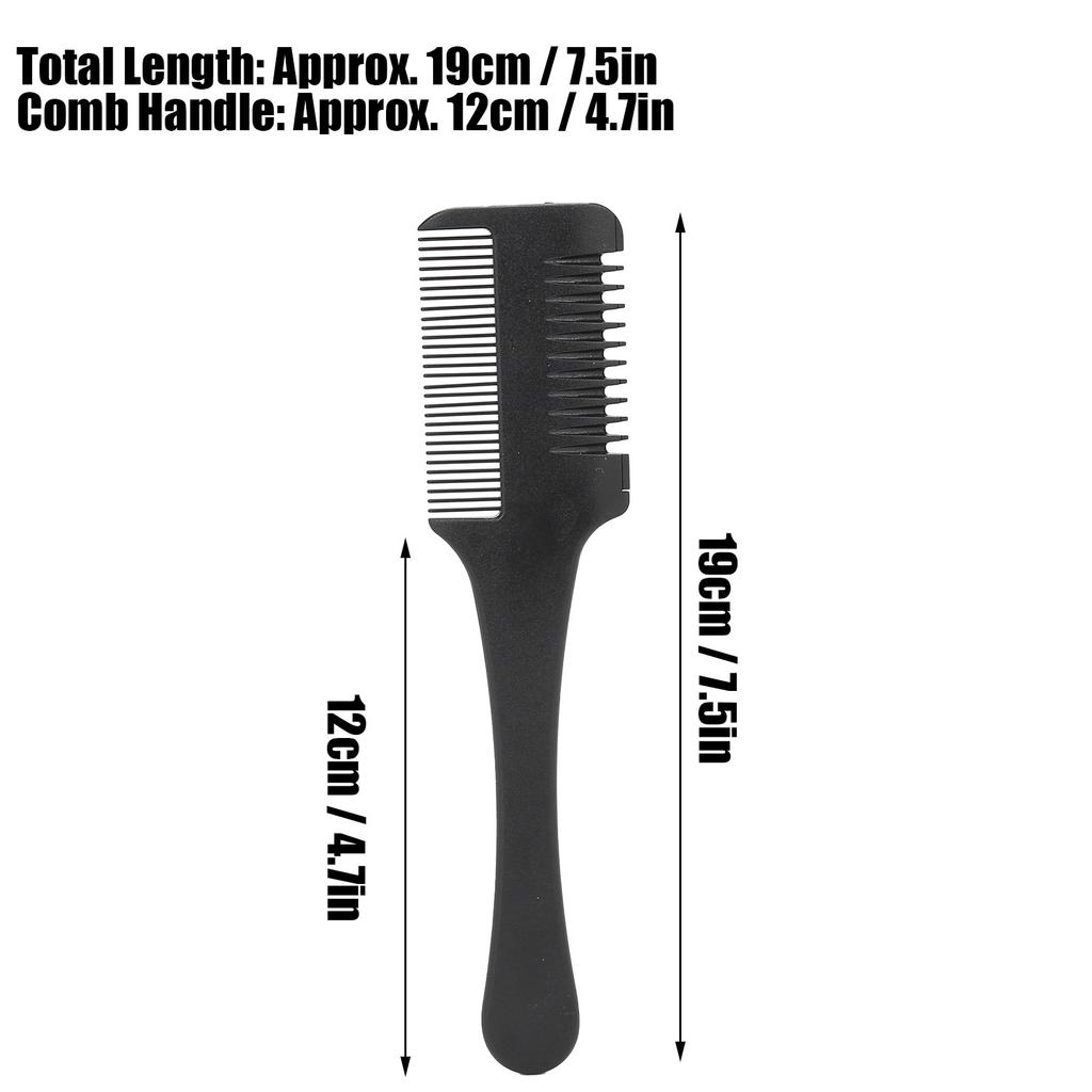 Расческа-бритва для волос, съемные лезвия с двойным лезвием, профессиональная расческа для прореживания волос для DIY