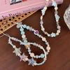 Anti Lost Clouds Stars Phone Strap Beaded Pendant Phone Lanyard  Female Lady Girl