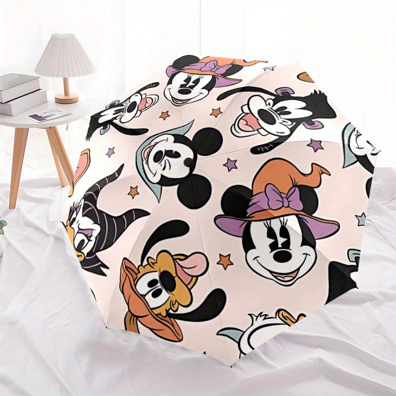 1pc Halloween Disney Characters 8-Rib Automatic Folding Umbrella, Portable & Foldable, All-Season Portable Umbrella for Women & Men y250726021