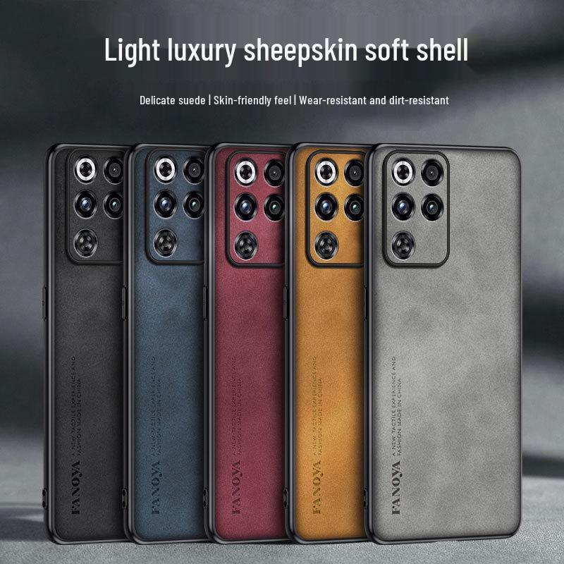 Совместимый с Red Magic 11 Air и 10 Pro, Black Shark 5 Pro, защитный чехол для телефона из роскошной кожи/замши.