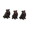 3Pcs/set Weather Resistant Small Animal Ornaments Animal Flower Pot Stand  Vases Decor