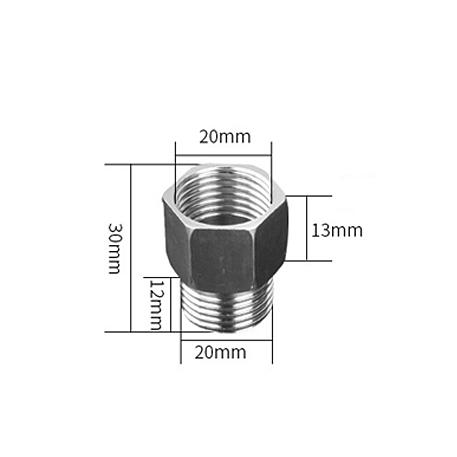 Нержавеющая сталь 201 1/2" 3/4" 1" Резьбовые соединители для баков для воды с внутренней/внешней резьбой Садовые аксессуары для полива Муфты