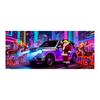Door Christmas Decorations | 136 Ft Fluorescent Holiday Decorations - Door Background Banners For DIY Enthusiasts' Holiday Celebrations.