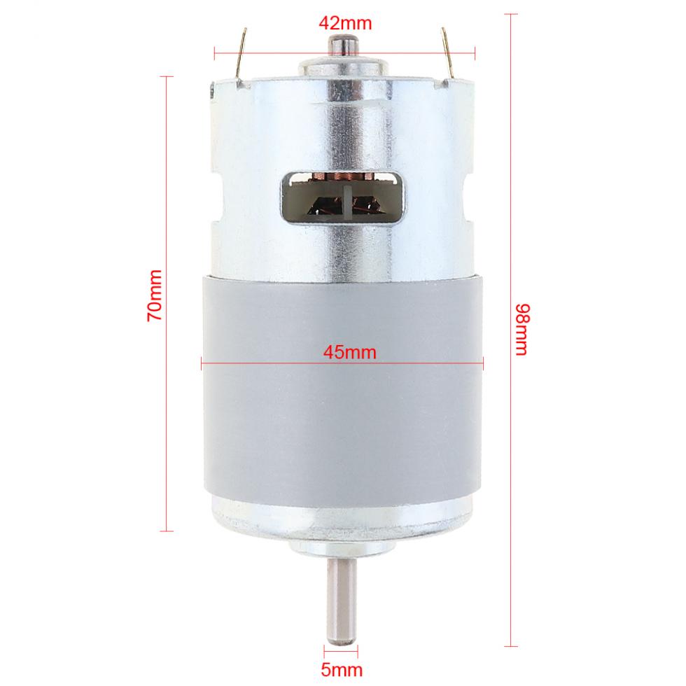 795 DC 12V 10000RPM двойной шарикоподшипник высокоскоростной двигатель для распылителя/насоса для мытья автомобиля