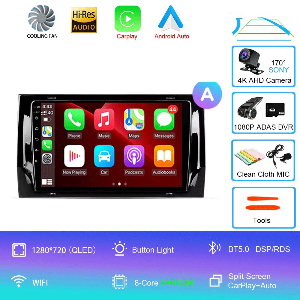 Автомобильный радиоприемник Android 14 для Skoda Kodiaq 2016–2021 Karoq NU7 2017–2021, мультимедийный видеоплеер, навигация, стерео GPS Andro