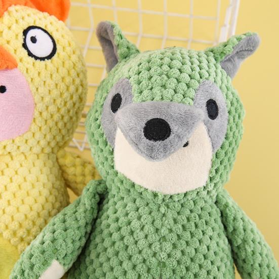 Пищащая игрушка для собаки в форме утки, плюшевая игрушка для щенка, игрушка для чистки зубов, мягкая игрушка для эмоционального комфорта