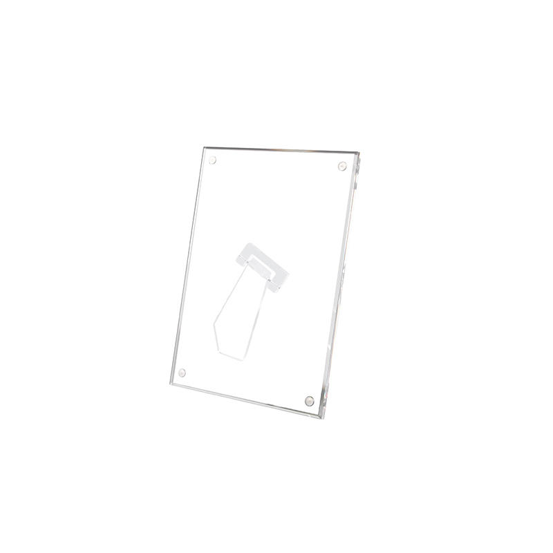 Прозрачная акриловая фоторамка Размеры 6 7 8 дюймов Магнитная застежка Прочная настольная подставка Быстрая и легкая смена фотографий