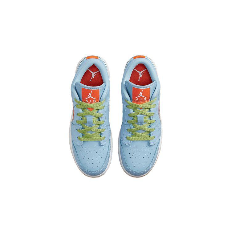 Air Jordan 1 Low SE GS Синяя прострочка DO8227-400