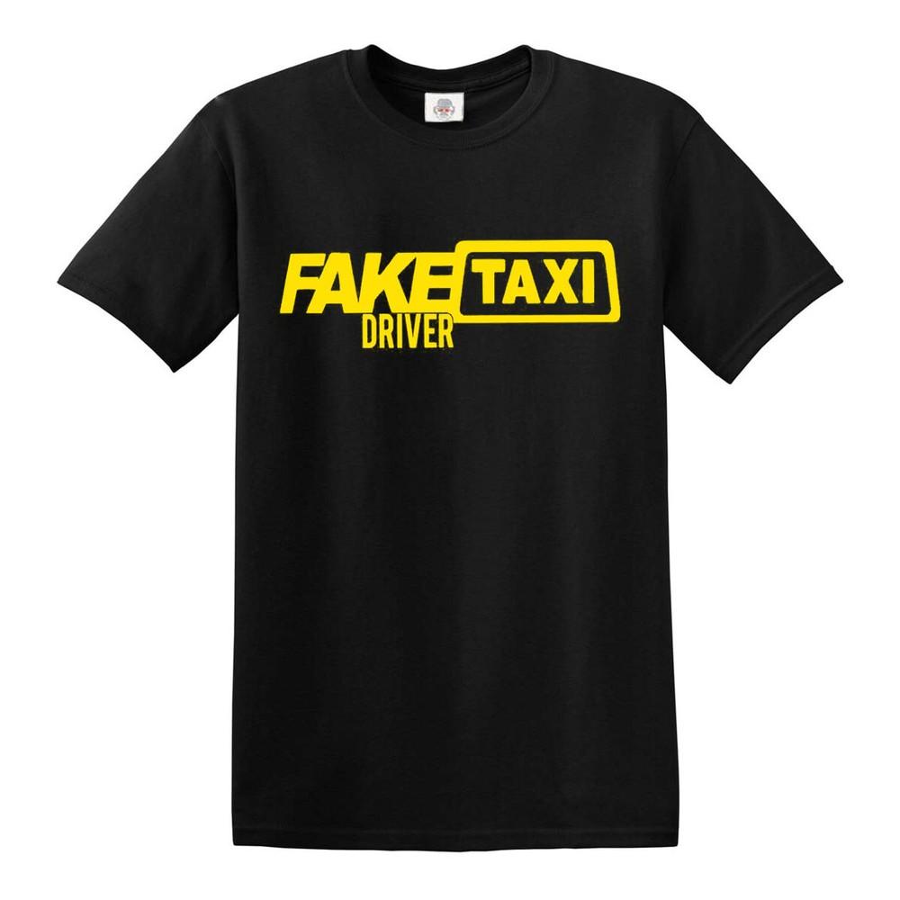 Fake taxi driver tshirt mens funny stage party joke tshirt novelty top tee