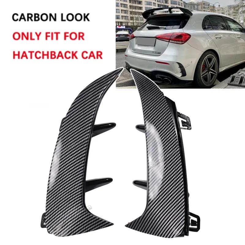Car Rear Bumper Trim Lip Spoiler For Mercedes Benz A Class W177 A200 A220 A35 AMG Hatchback 2018 -
