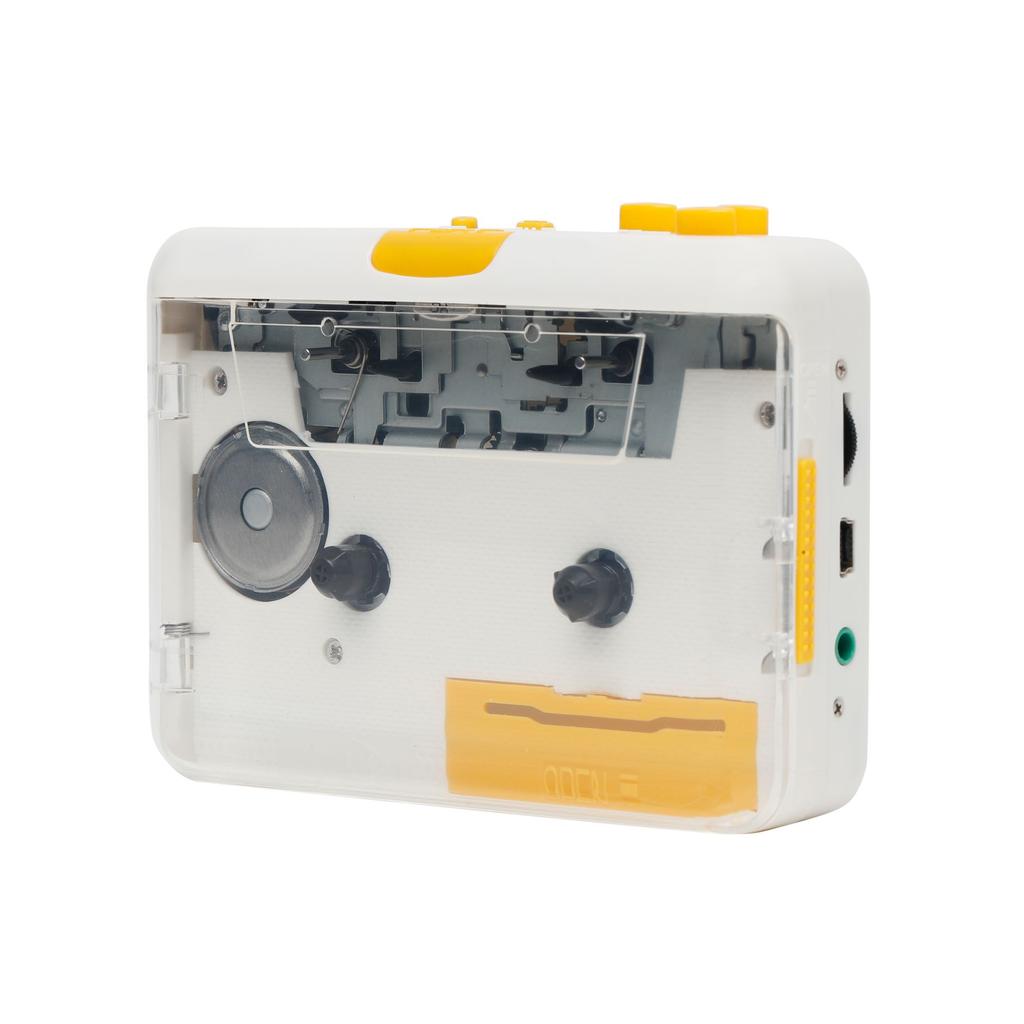 Custom Kassetten Rekorder Tragbare Transparente Stereo MP3 Converter Audio Player Auto Stop Walkman Cassette Player