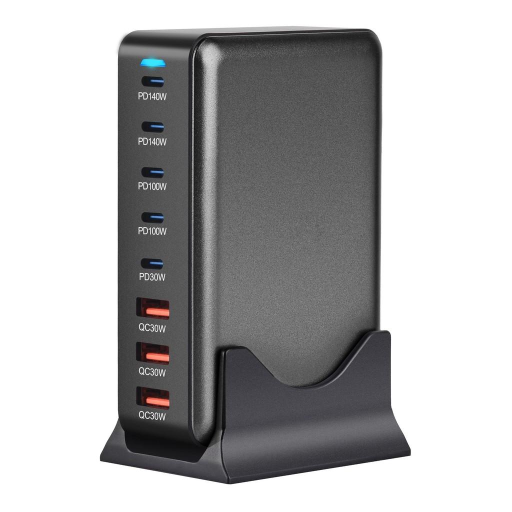 268 Вт/600 Вт Настольное зарядное устройство 8 портов USB 5C+3A Type C PD Зарядное устройство 3.0 USB Type C Быстрая зарядка Мобильное USB зарядное устройство