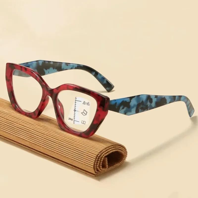 Роскошные мужские и женские фотохромные очки для чтения, модные готовые очки для гиперметропии с диоптриями, очки для улицы, меняющие цвет