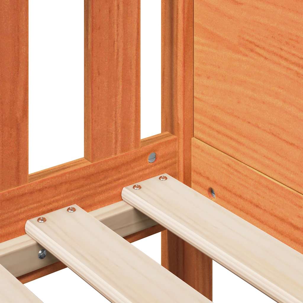 Kids Bed with Drawers 70x140 cm Solid Pine Wood