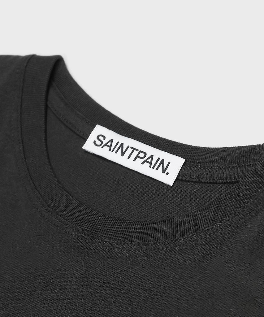 SAINTPAIN Sp Укороченная футболка с коротким рукавом Черная