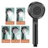 Душевая головка с 5 режимами, водосберегающий распылитель, регулируемый душ высокого давления, кнопка остановки, гидромассажный душ, аксессуары для ванной комнаты