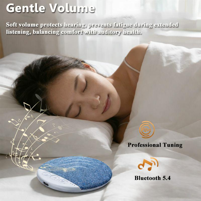 Mini Sleeping Bluetooth Speaker Nature Sound White Noise Soundbar Wireless  MP3 Music Player Ultra Thin Timed Shutdown Audio Pla
