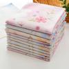 3Pcs/Pack Wedding Party Women Handkerchiefs Japanese Style Hand Towel Bandannas Cherry Blossom Ladies' 43x43CM Cotton