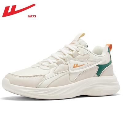 Мужская обувь Кроссовки Мужская обувь Мягкая подошва Кожаная поверхность Удобная повседневная обувь Легкая амортизирующая буферная обувь для улицы для медленного бега