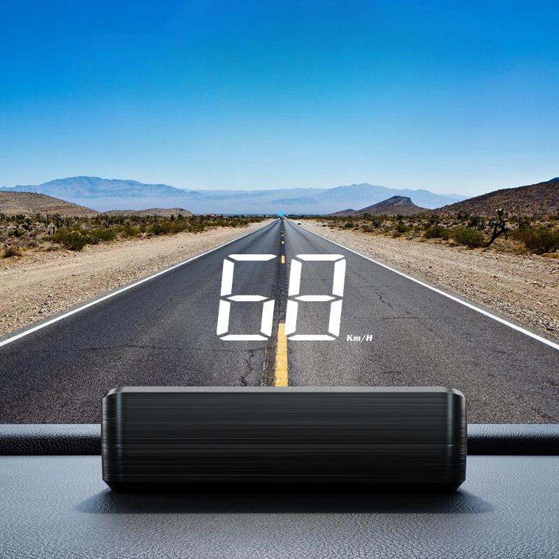 1 шт. Автомобильный проекционный HD дисплей M2 GPS спидометр скорость цифровой HUD проектор на лобовое стекло для всех автомобилей автоэлектроника аксессуары