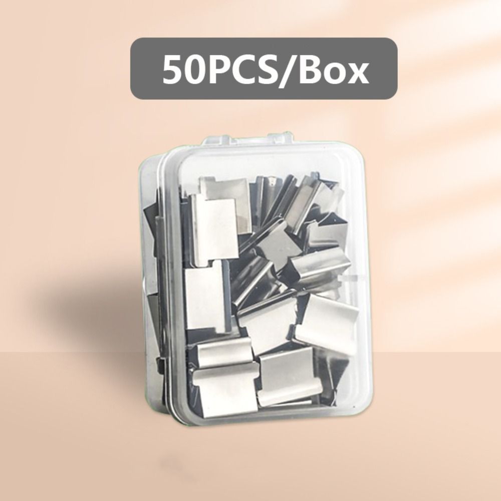 Metal Clip Pusher Traceless Document File Stapler Simple Hand Push Clamp School Office