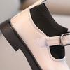 Children Girls School Retro Leather Shoes Autumn Spring British Style Kids Girl Shoe Soft Comfortable Sock Shoes