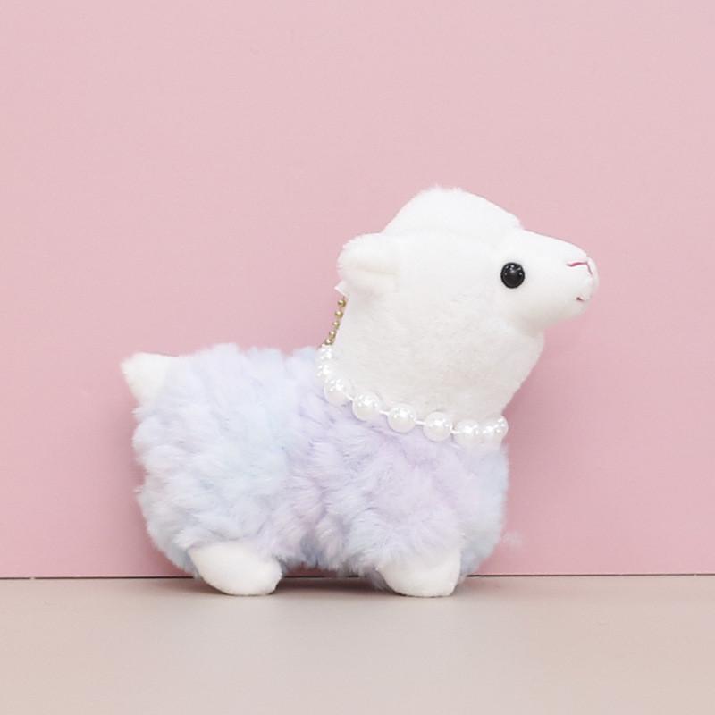 Soft And Cuddly Plush Alpaca Stuffed Toy Keychain Cute Hanging Charm For Girls