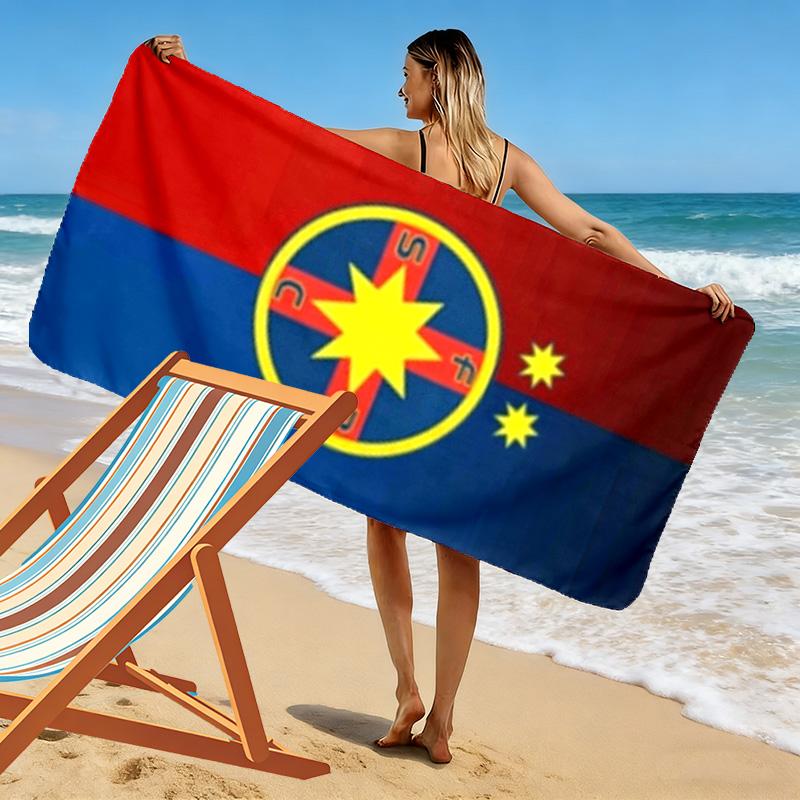 fcsb steaua Print Beach Towel, Large Soft Quick Dry Towel for Beach Camping Swimming