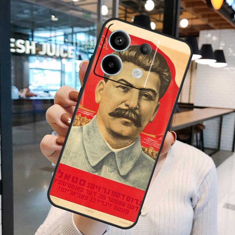 СССР Лидер Сталин Чехол Для Xiaomi Redmi Note 11 9 10 12 13 14 15 Pro Plus Redmi 15 15C 10C 12C 13C 14C Чехол