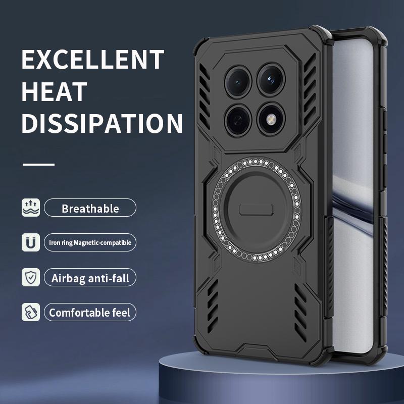 Heat Dissipation Case For Xiaomi Redmi Note 15 Pro 5G Pro+ 4G Cover Lens Protection Magnetic Wireless Charging Back Shell Fundas