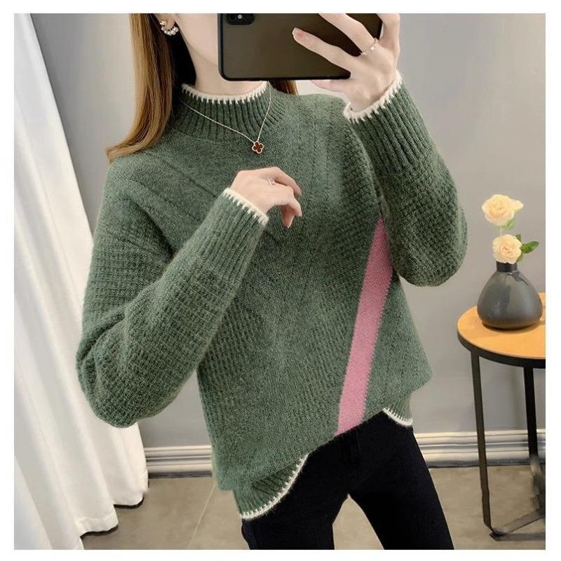 Женский шерстяной свитер Толстый Теплый Вязаный кардиган Свободного кроя Осень Зима Повседневная верхняя одежда