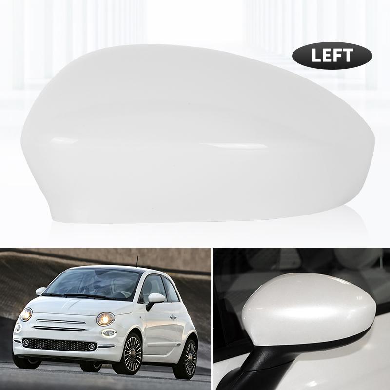 Door Side Wing Rearview Mirror Cover Cap For Fiat 500 500c Grande Punto 595 Abarth 695 2007 2008 2009 2010 - Mirror Housing