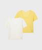 PLAC WOMEN U-Neck Half Sleeve Knit 2 Colors