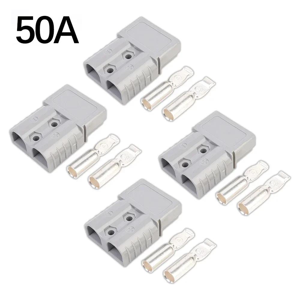 Forklift Battery Charging Plug Connector 50A 120A 175A Flame Retardant PC Auto Industrial Power Connectors for Warehouse Motors